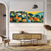 Painting by Numbers Panorama Colorful Houses in italy